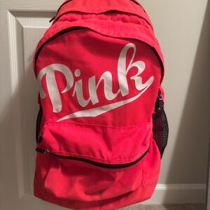 Victoria's Secret Pink Backpack with Bold Logo